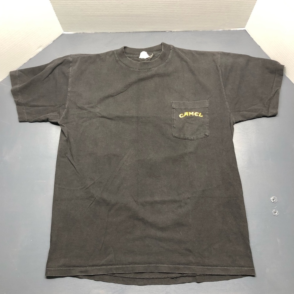 Camel Vintage Single Stitch 1992 Biker T Shirt Sz Large